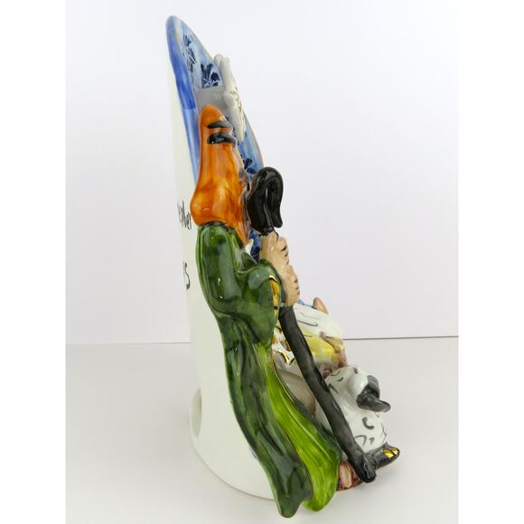 Blue Sky Clayworks Nativity T-lite Ceramic Candle Holder by Heather Goldminc - Picture 5 of 12